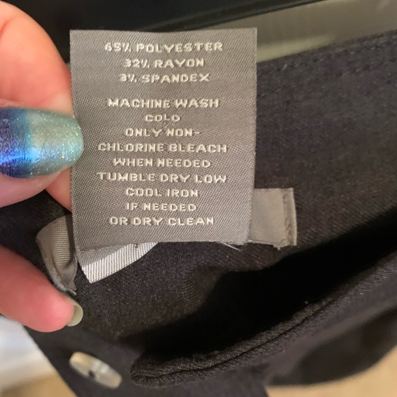 Ann Taylor Signature Fit Size 8 Dark Gray Pants - Picture 4 of 7